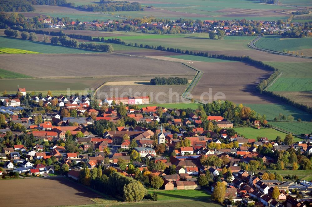 Süpplingen aus der Vogelperspektive: Dorfansicht von Süpplingen im Bundesland Niedersachsen