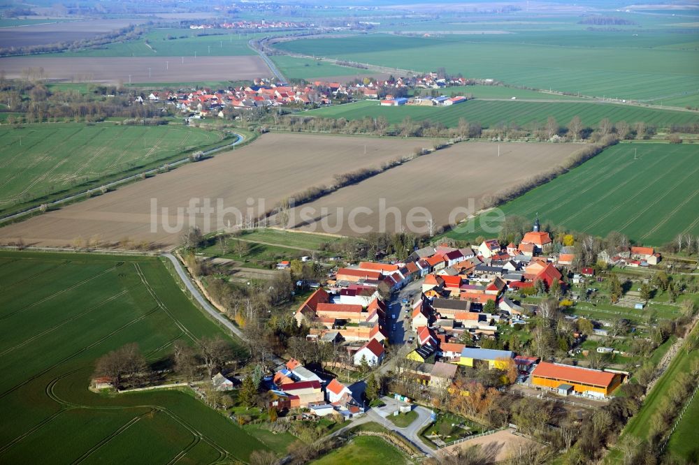 Waltersdorf von oben - Dorfansicht von Waltersdorf im Bundesland Thüringen, Deutschland