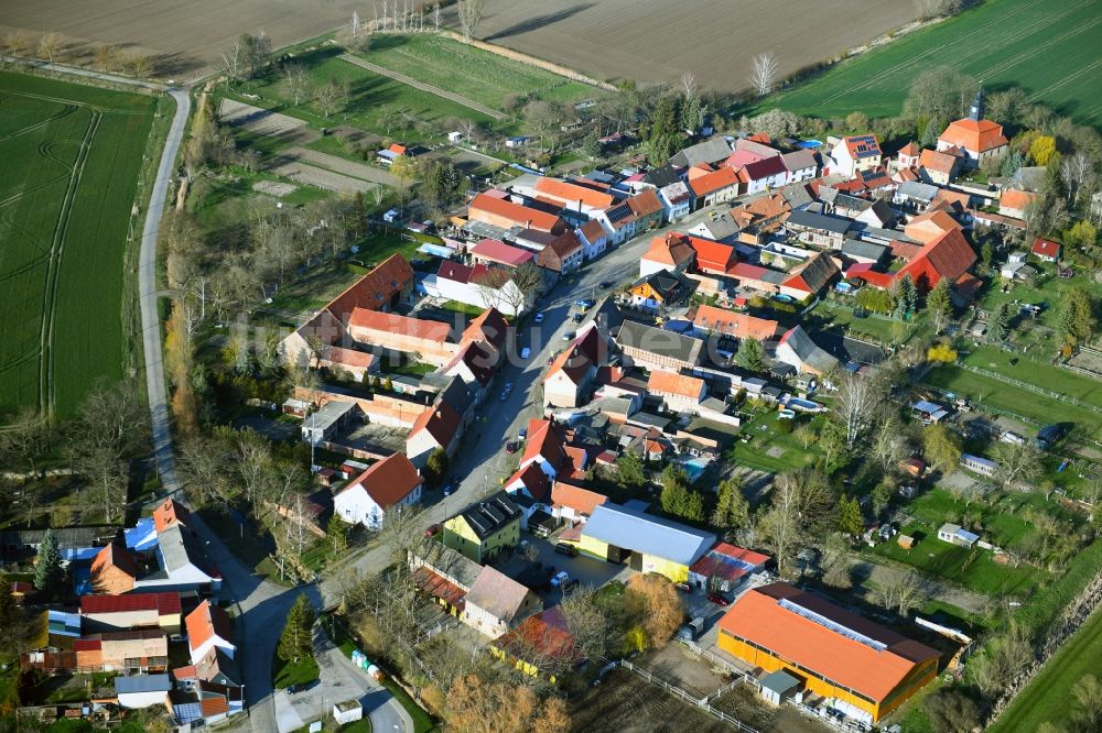 Luftbild Waltersdorf - Dorfansicht von Waltersdorf im Bundesland Thüringen, Deutschland