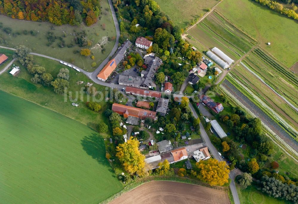 Luftbild Berlepsch - Dorfkern in Berlepsch im Bundesland Hessen, Deutschland