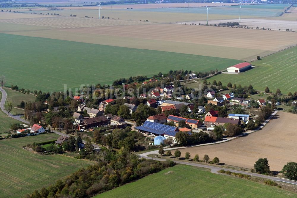 Luftbild Beyersdorf - Dorfkern in Beyersdorf im Bundesland Sachsen-Anhalt, Deutschland