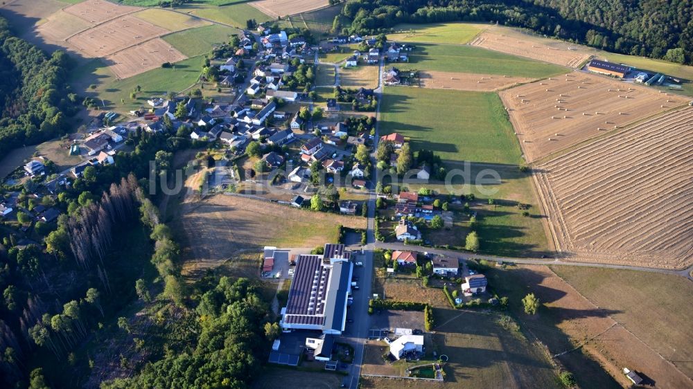 Luftbild Bühlingen - Dorfkern in Bühlingen im Bundesland Rheinland-Pfalz, Deutschland
