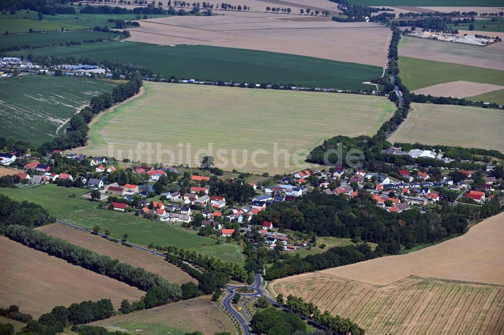 Luftbild Brusendorf - Dorfkern in Brusendorf im Bundesland Brandenburg, Deutschland
