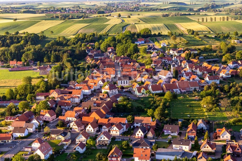 Luftbild Buhl - Dorfkern in Buhl in Grand Est, Frankreich