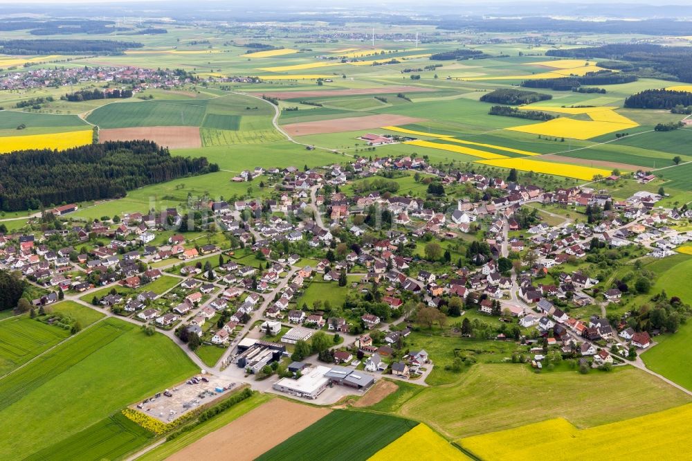 Luftbild Dornhan - Dorfkern in Dornhan im Bundesland Baden-Württemberg, Deutschland
