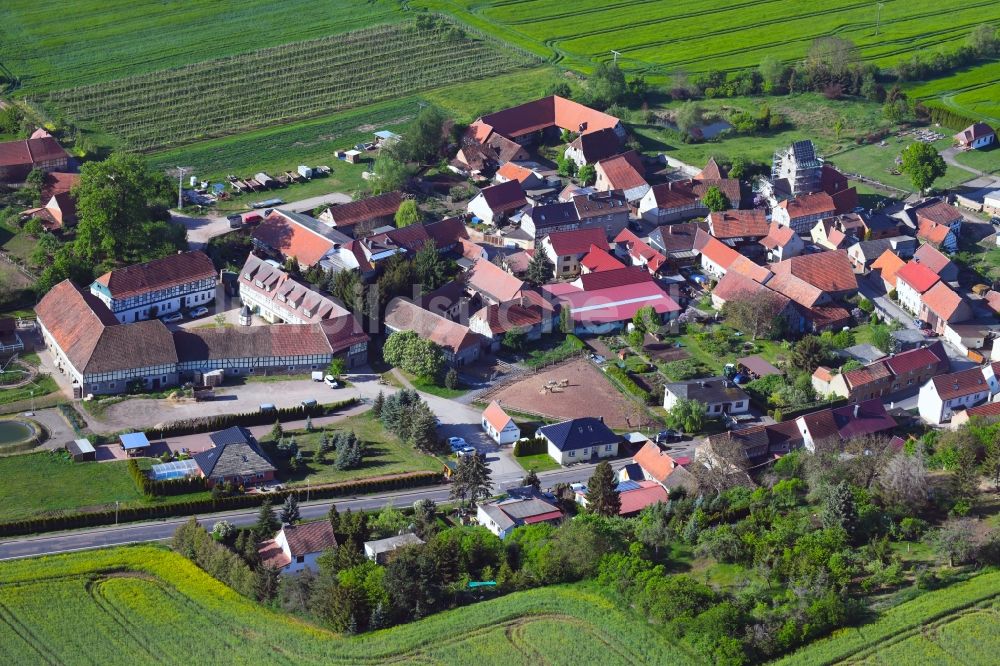 Luftbild Drebsdorf - Dorfkern in Drebsdorf im Bundesland Sachsen-Anhalt, Deutschland