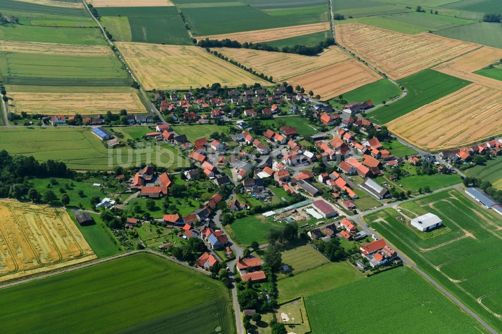 Luftbild Dörrigsen - Dorfkern in Dörrigsen im Bundesland Niedersachsen, Deutschland