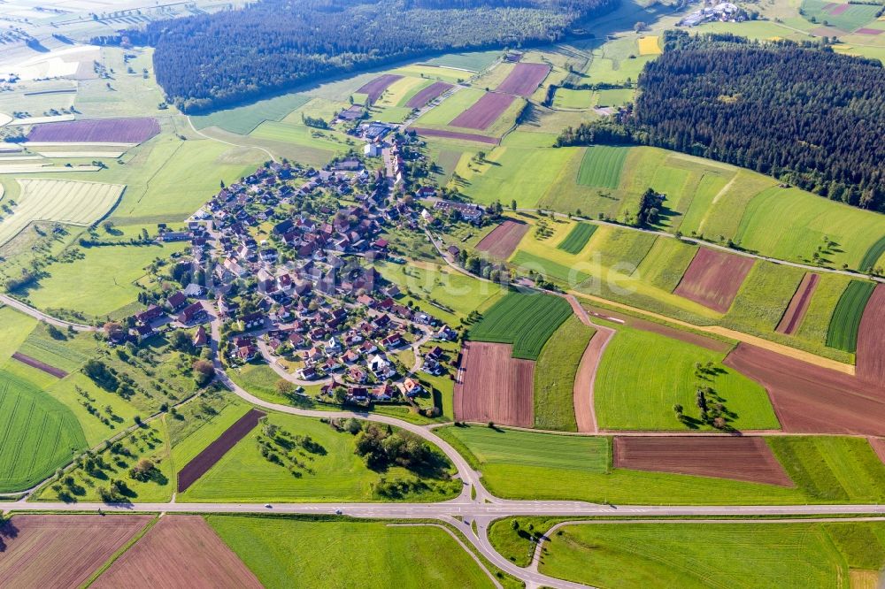 Luftaufnahme Durrweiler - Dorfkern in Durrweiler im Bundesland Baden-Württemberg, Deutschland