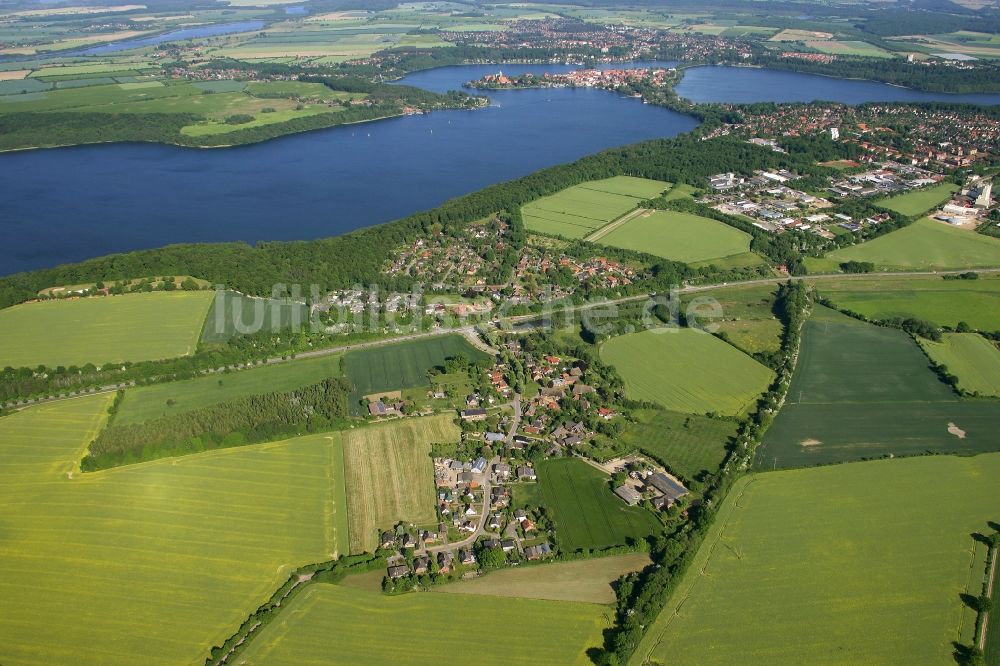 Luftbild Einhaus - Dorfkern in Einhaus im Bundesland Schleswig-Holstein, Deutschland
