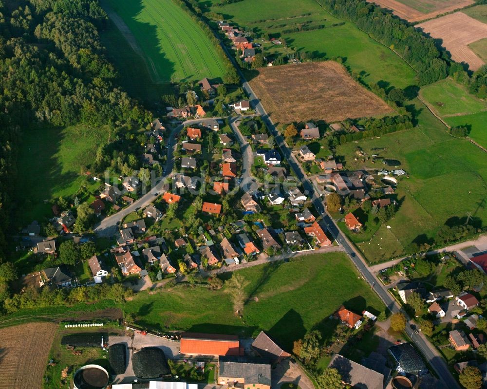 Luftbild Alt Mölln - Dorfkern am Feldrand in Alt Mölln im Bundesland Schleswig-Holstein, Deutschland