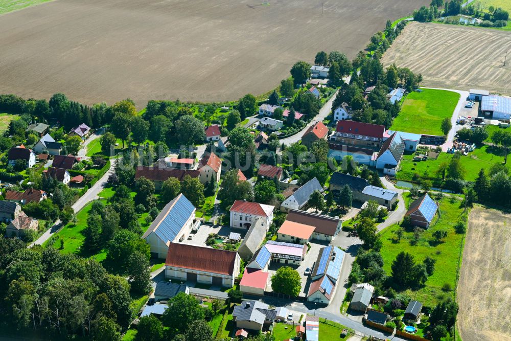Luftbild Altkirchen - Dorfkern am Feldrand in Altkirchen im Bundesland Thüringen, Deutschland