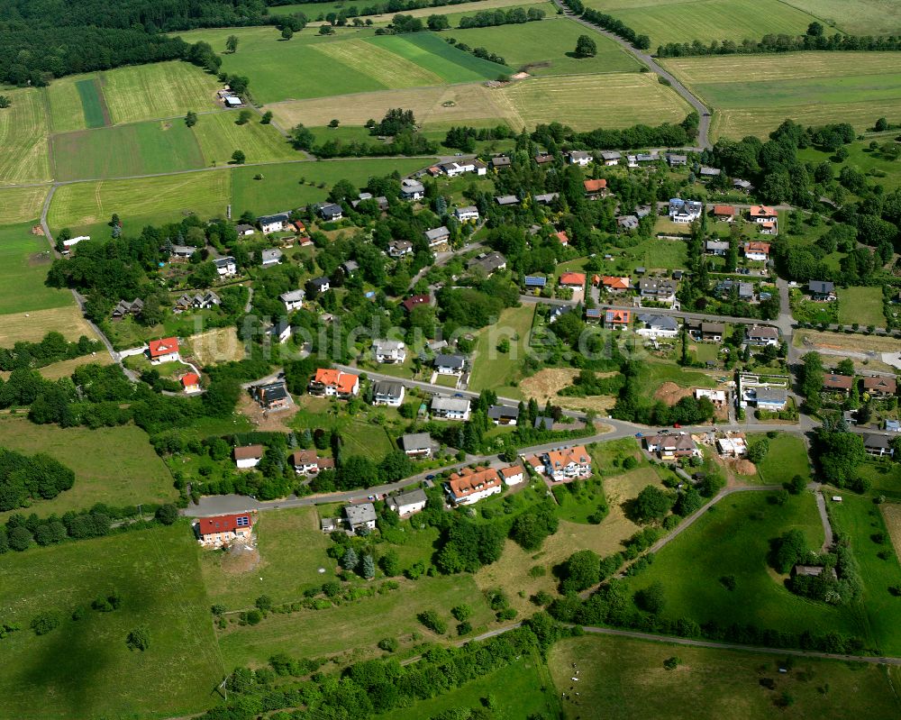Luftbild Betzenrod - Dorfkern am Feldrand in Betzenrod im Bundesland Hessen, Deutschland