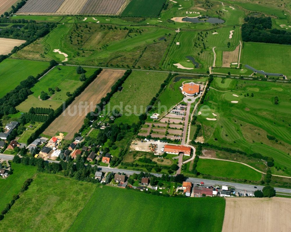Luftbild Brunstorf - Dorfkern am Feldrand in Brunstorf im Bundesland Schleswig-Holstein, Deutschland