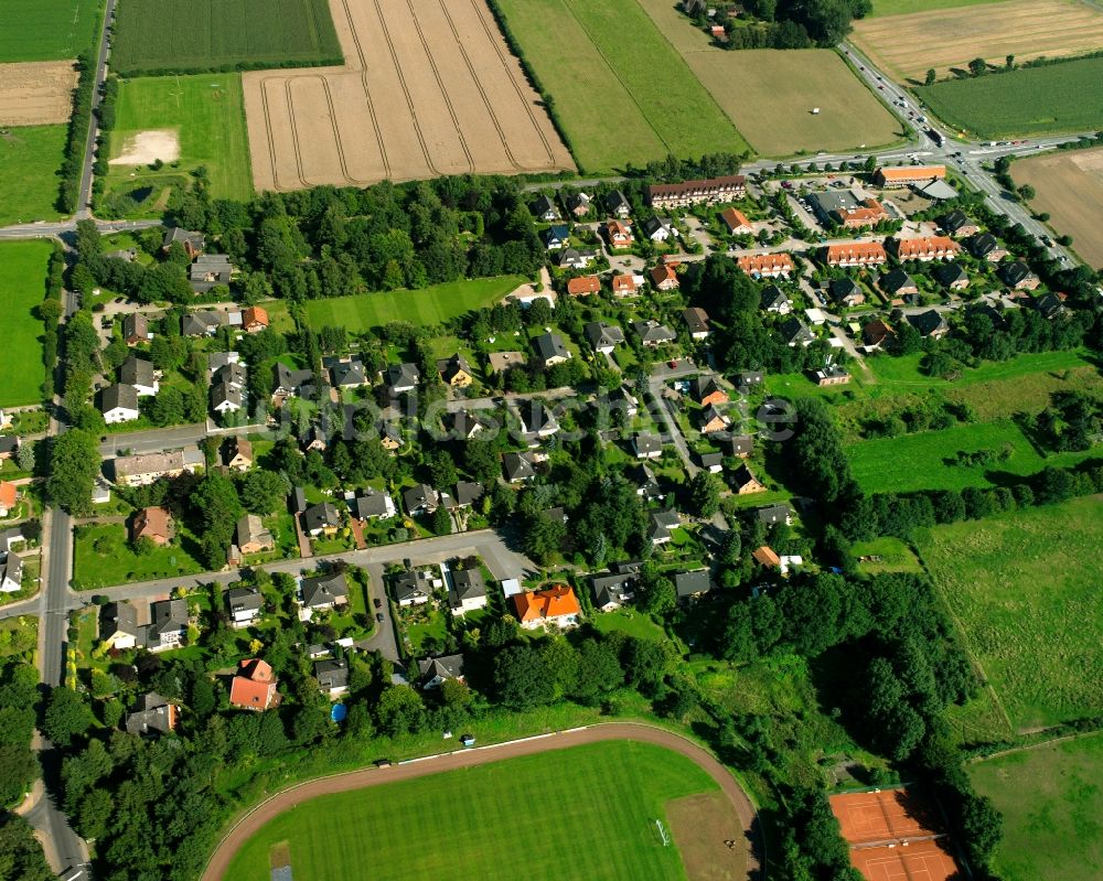 Luftbild Dassendorf Siedlung - Dorfkern am Feldrand in Dassendorf Siedlung im Bundesland Schleswig-Holstein, Deutschland