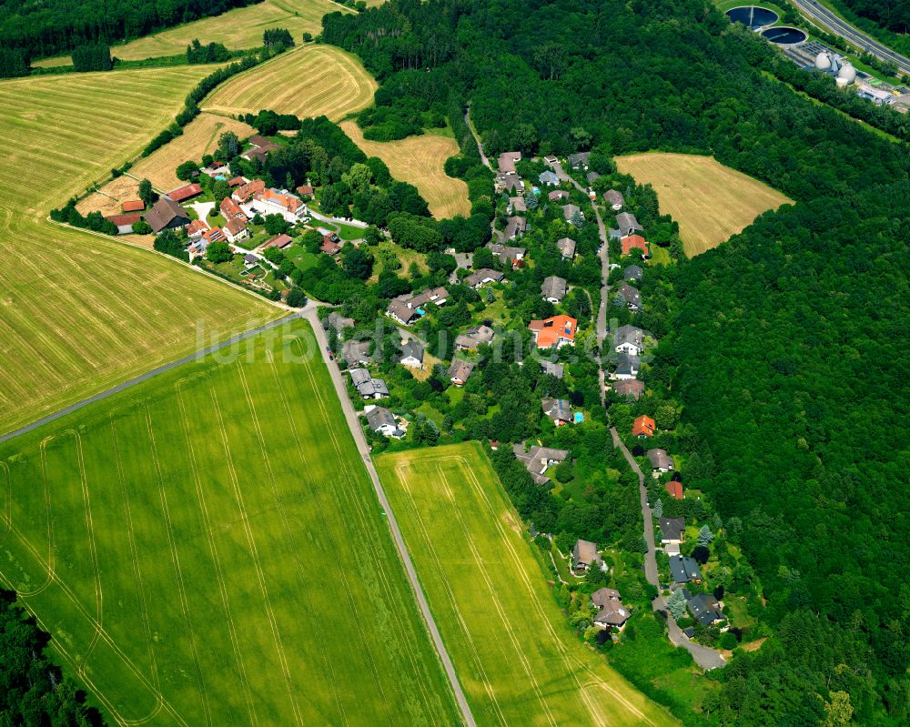 Luftbild Derendingen - Dorfkern am Feldrand in Derendingen im Bundesland Baden-Württemberg, Deutschland
