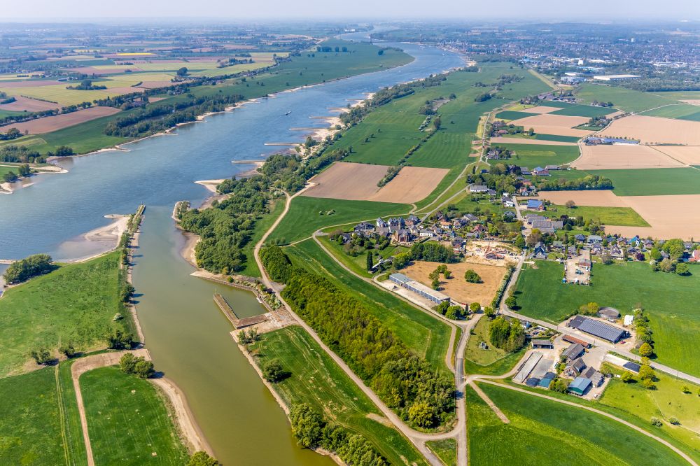 Luftbild Dornick - Dorfkern am Feldrand in Dornick im Bundesland Nordrhein-Westfalen, Deutschland