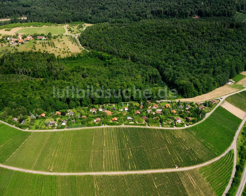 Luftbild Etzlenswenden - Dorfkern am Feldrand in Etzlenswenden im Bundesland Baden-Württemberg, Deutschland