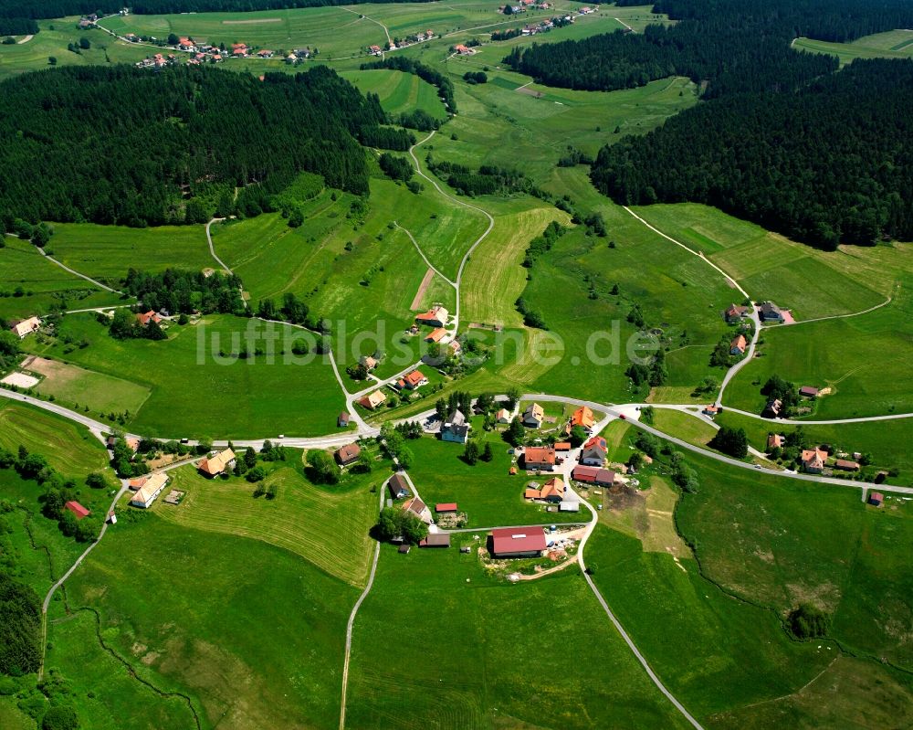 Luftbild Giersbach - Dorfkern am Feldrand in Giersbach im Bundesland Baden-Württemberg, Deutschland