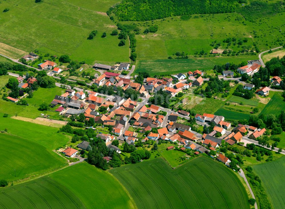 Luftbild Oberhausen an der Appel - Dorfkern am Feldrand in Oberhausen an der Appel im Bundesland Rheinland-Pfalz, Deutschland