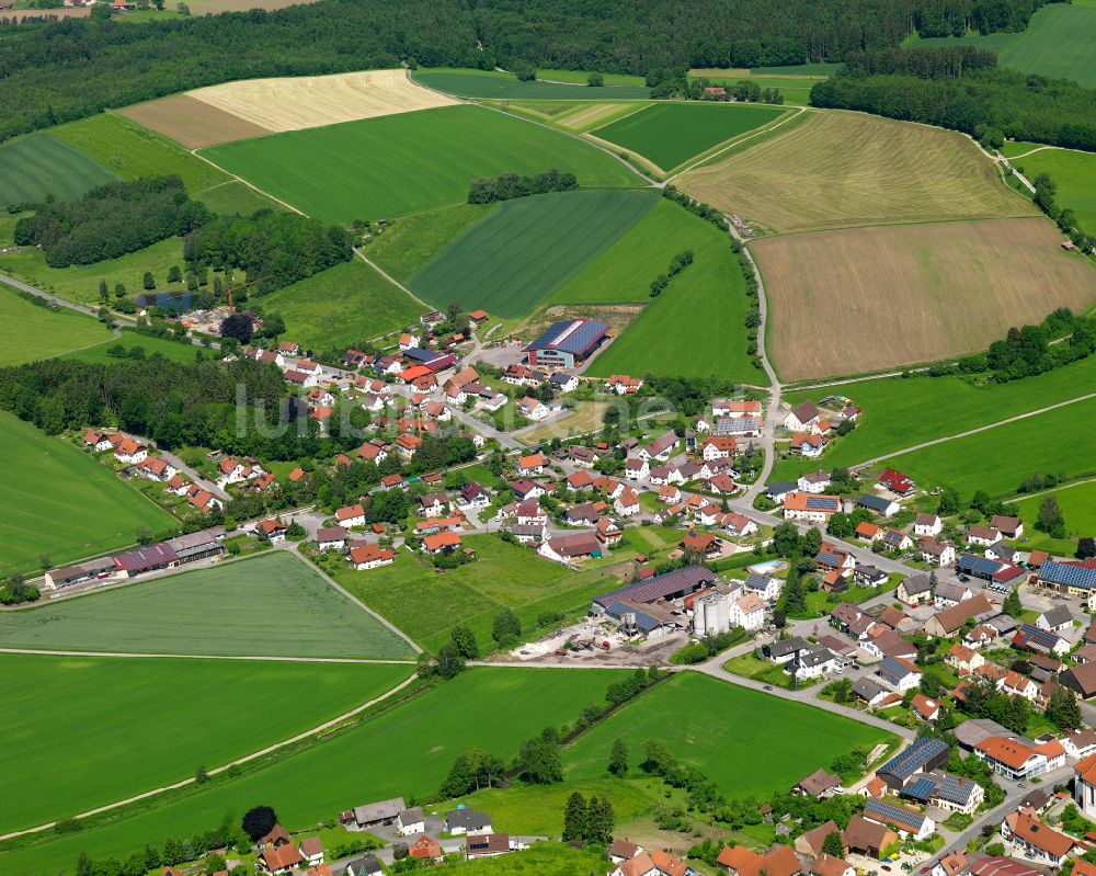 Luftbild Reinstetten - Dorfkern am Feldrand in Reinstetten im Bundesland Baden-Württemberg, Deutschland