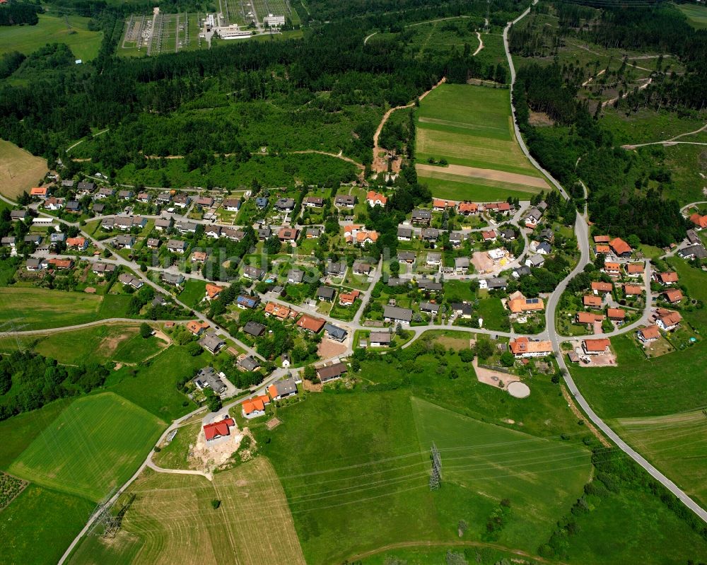 Luftbild Rickenbach - Dorfkern am Feldrand in Rickenbach im Bundesland Baden-Württemberg, Deutschland