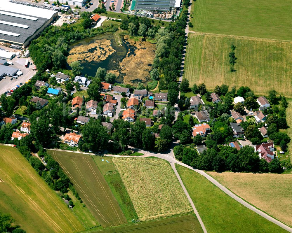 Luftbild Rottenburg am Neckar - Dorfkern am Feldrand in Rottenburg am Neckar im Bundesland Baden-Württemberg, Deutschland