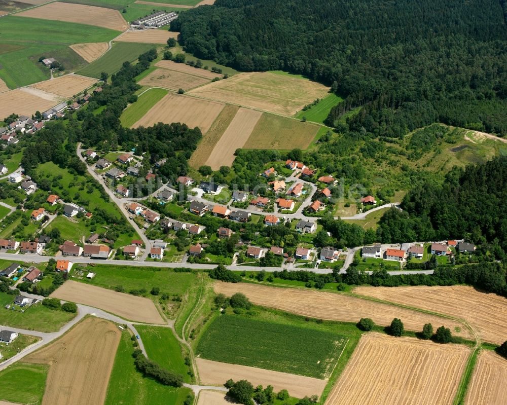 Luftaufnahme Rulfingen - Dorfkern am Feldrand in Rulfingen im Bundesland Baden-Württemberg, Deutschland
