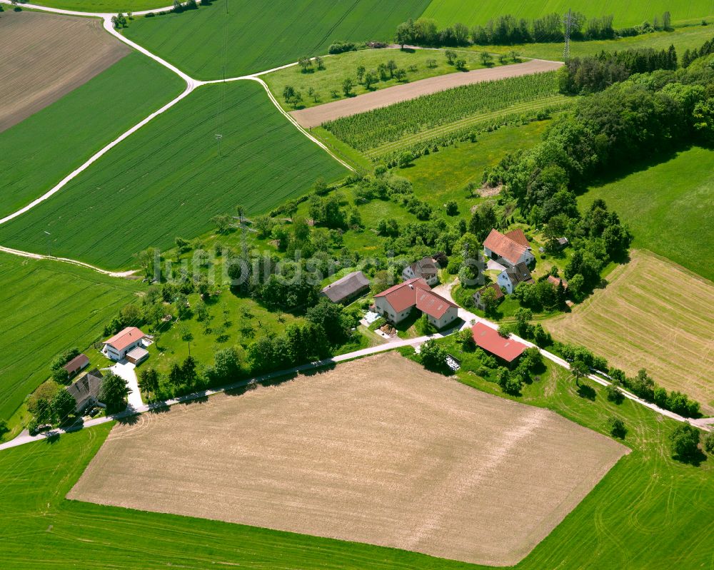 Luftbild Schupfenberg - Dorfkern am Feldrand in Schupfenberg im Bundesland Baden-Württemberg, Deutschland