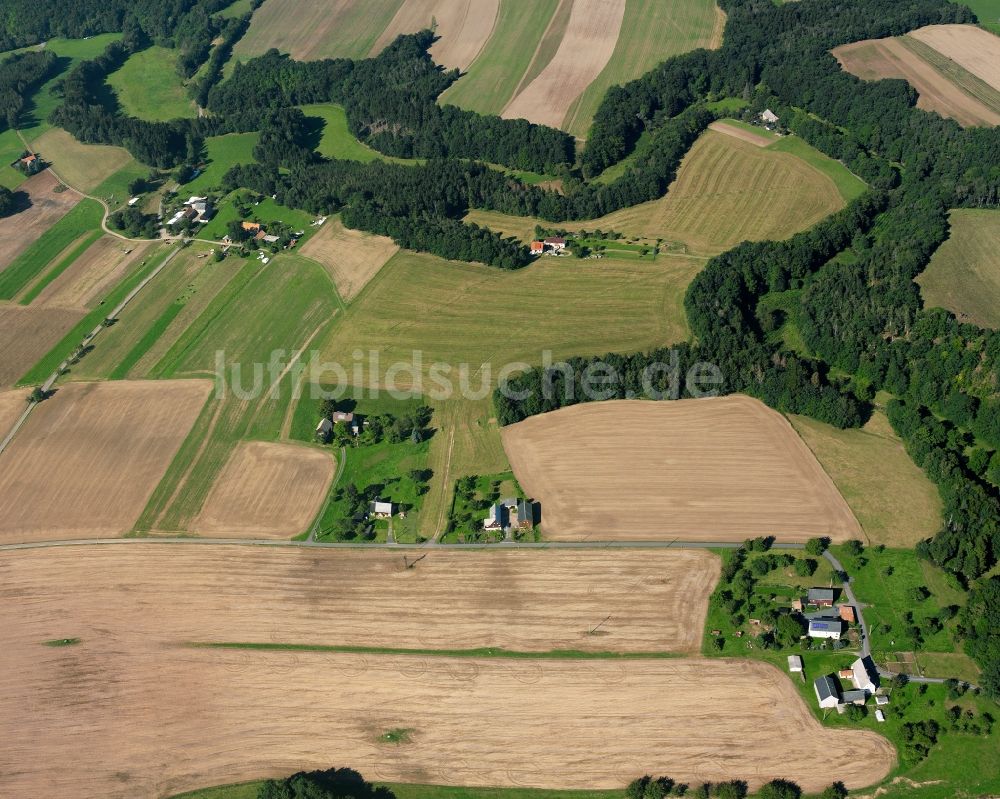 Luftbild Seifersdorf - Dorfkern am Feldrand in Seifersdorf im Bundesland Sachsen, Deutschland