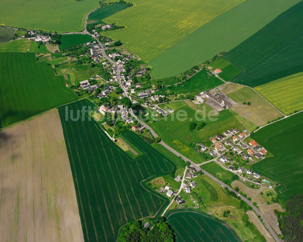 Luftbild Zoghaus - Dorfkern am Feldrand in Zoghaus im Bundesland Thüringen, Deutschland
