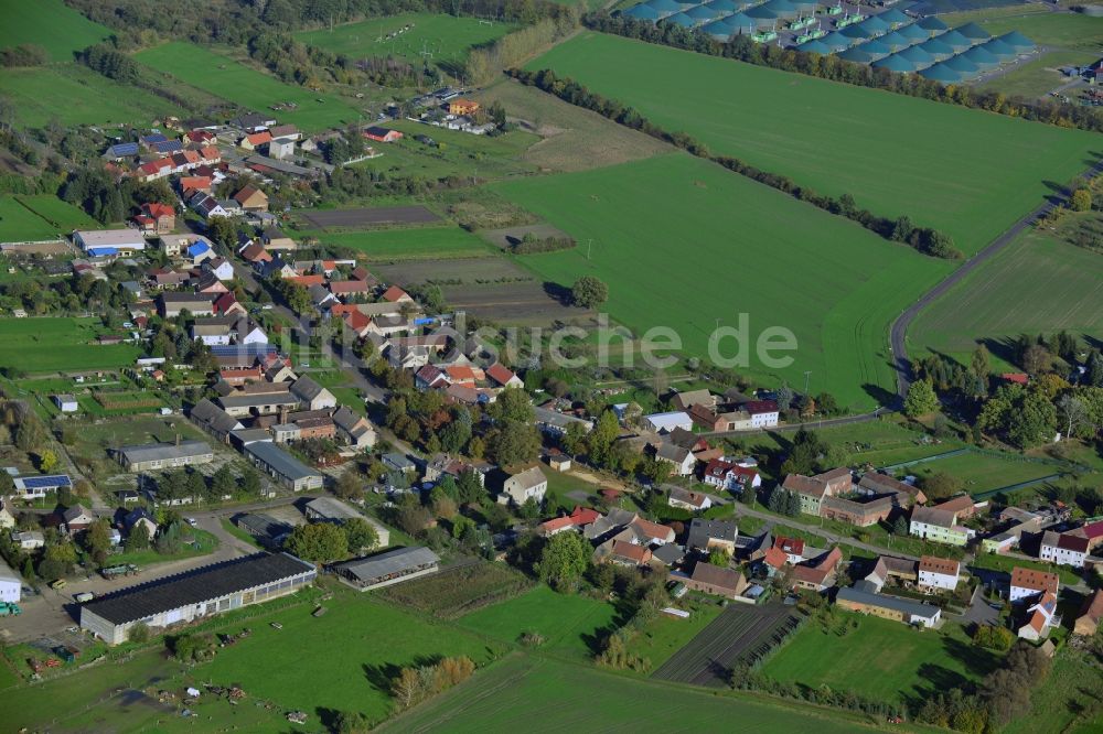 Luftbild Felgentreu - Dorfkern Felgentreu im Bundesland Brandenburg