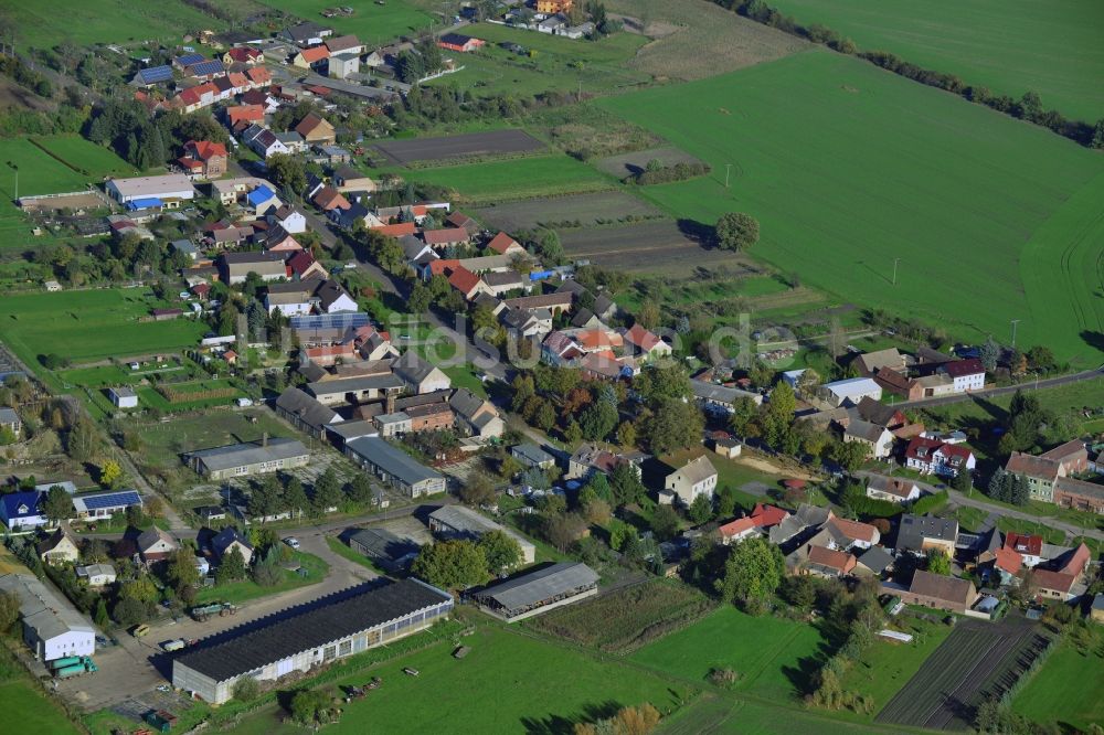 Luftaufnahme Felgentreu - Dorfkern Felgentreu im Bundesland Brandenburg