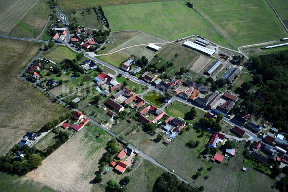 Luftbild Haseloff - Dorfkern in Haseloff im Bundesland Brandenburg, Deutschland