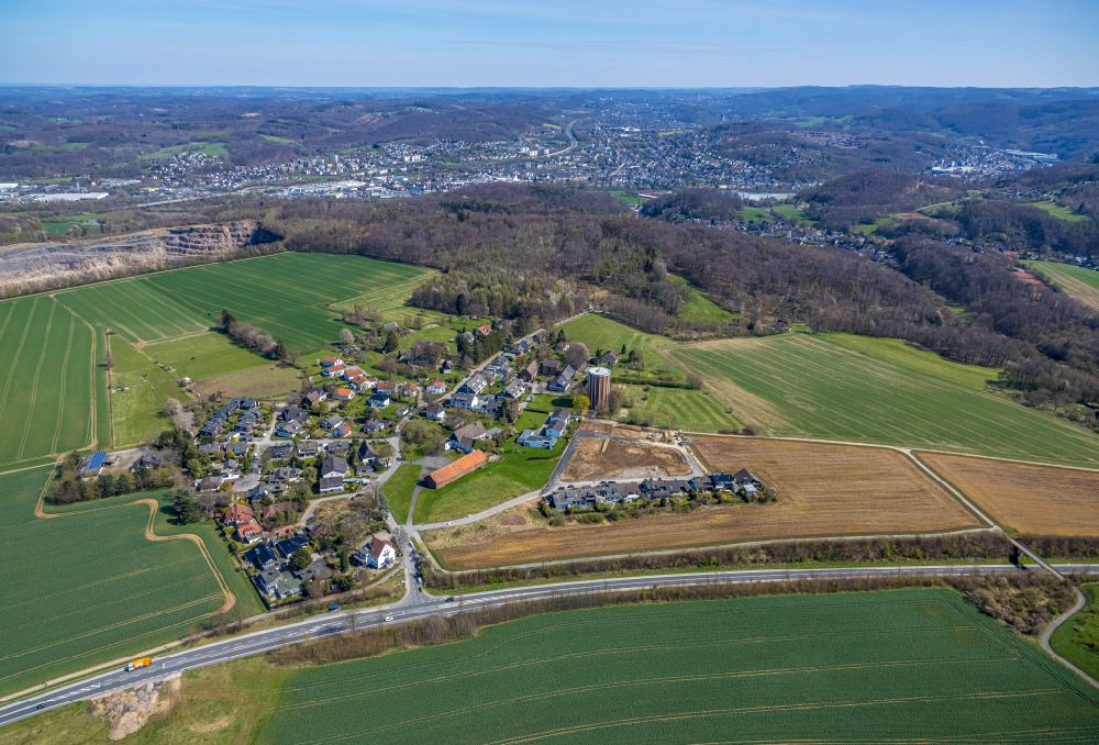 Luftbild Haßley - Dorfkern in Haßley im Bundesland Nordrhein-Westfalen, Deutschland