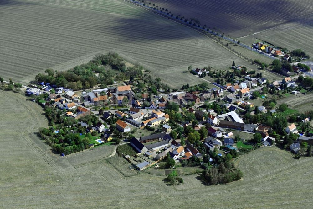 Luftbild Heideloh - Dorfkern in Heideloh im Bundesland Sachsen-Anhalt, Deutschland