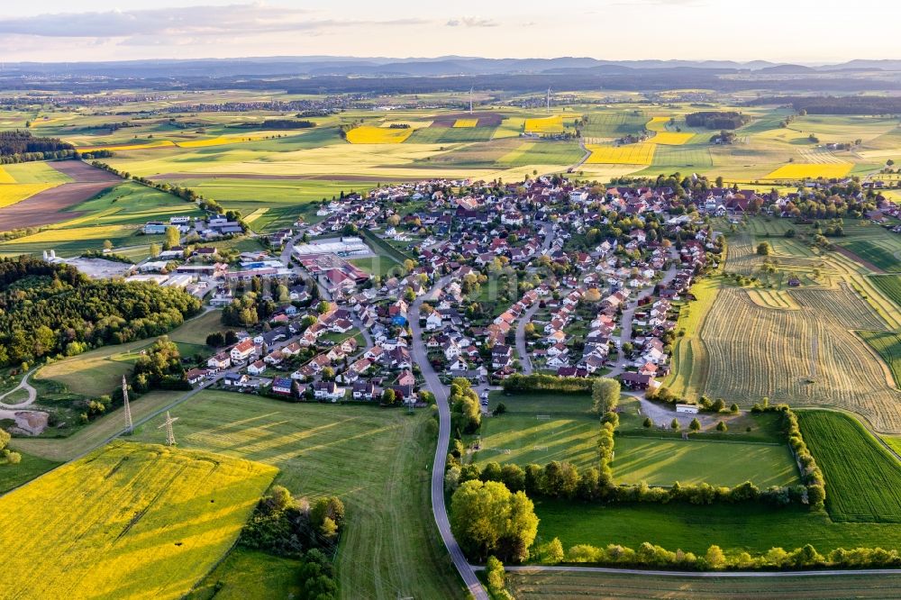 Luftbild Hochmössingen - Dorfkern in Hochmössingen im Bundesland Baden-Württemberg, Deutschland