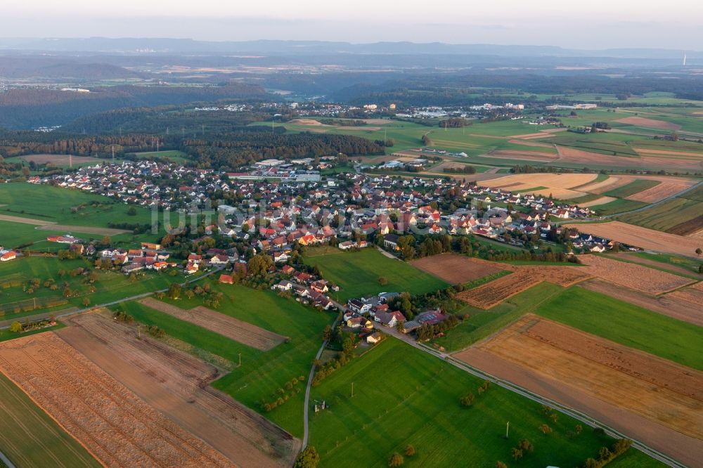 Luftbild Hochmössingen - Dorfkern in Hochmössingen im Bundesland Baden-Württemberg, Deutschland