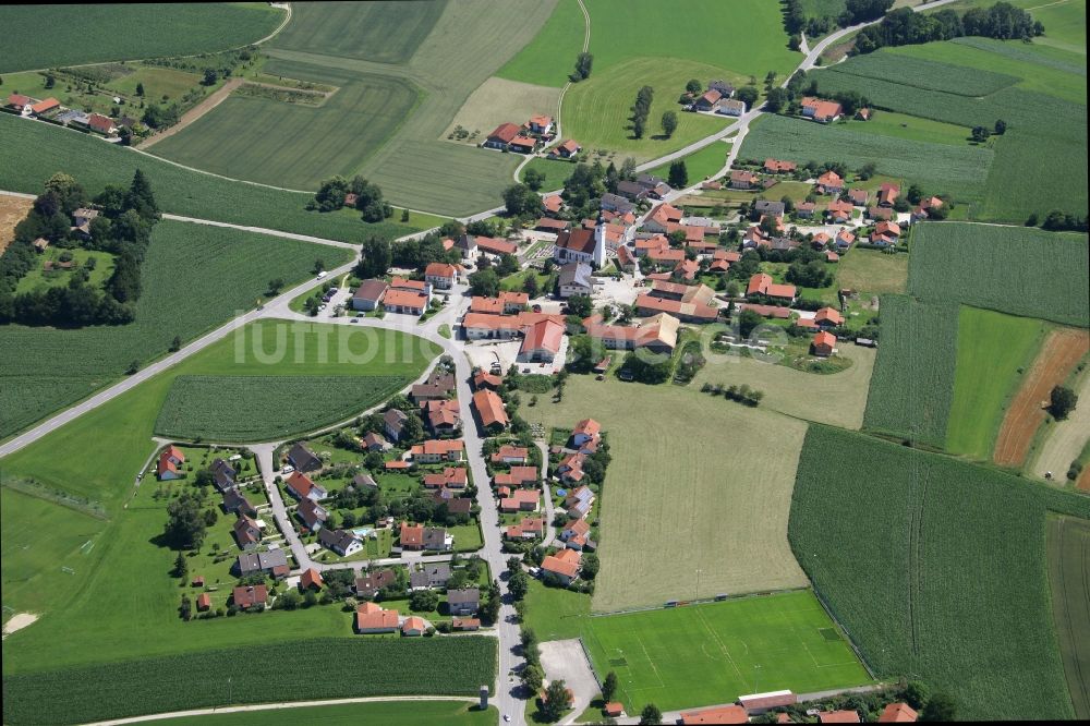 Luftaufnahme Kay - Dorfkern in Kay im Bundesland Bayern, Deutschland