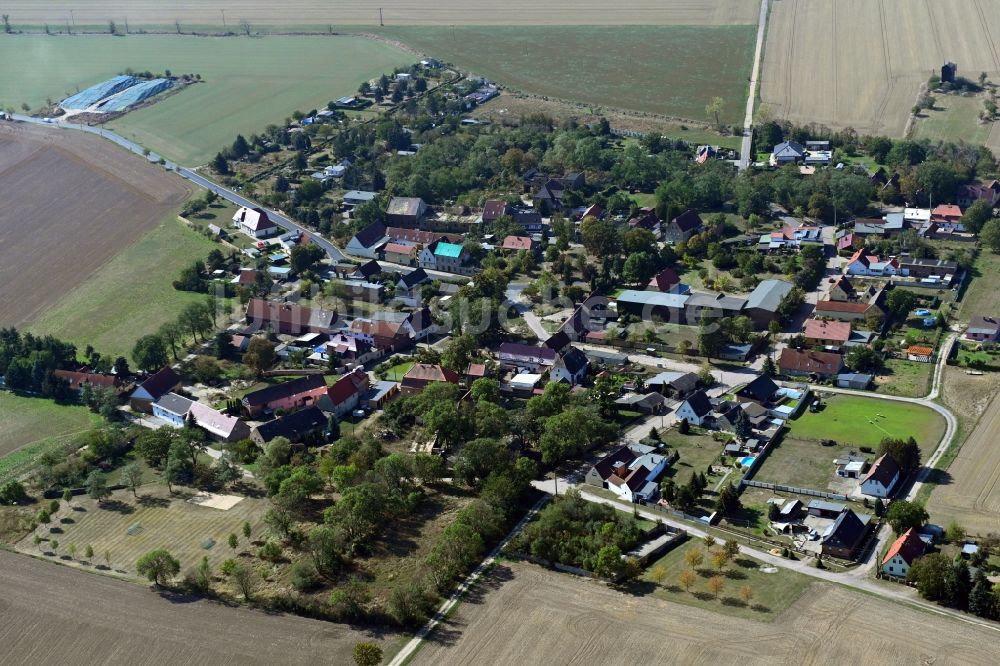 Luftbild Köckern - Dorfkern in Köckern im Bundesland Sachsen-Anhalt, Deutschland