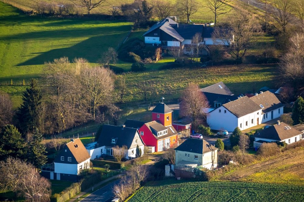 Luftbild Laupendahl - Dorfkern in Laupendahl im Bundesland Nordrhein-Westfalen, Deutschland