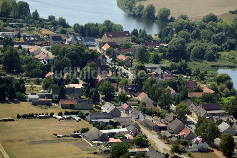 Luftbild Lietzen - Dorfkern in Lietzen im Bundesland Brandenburg