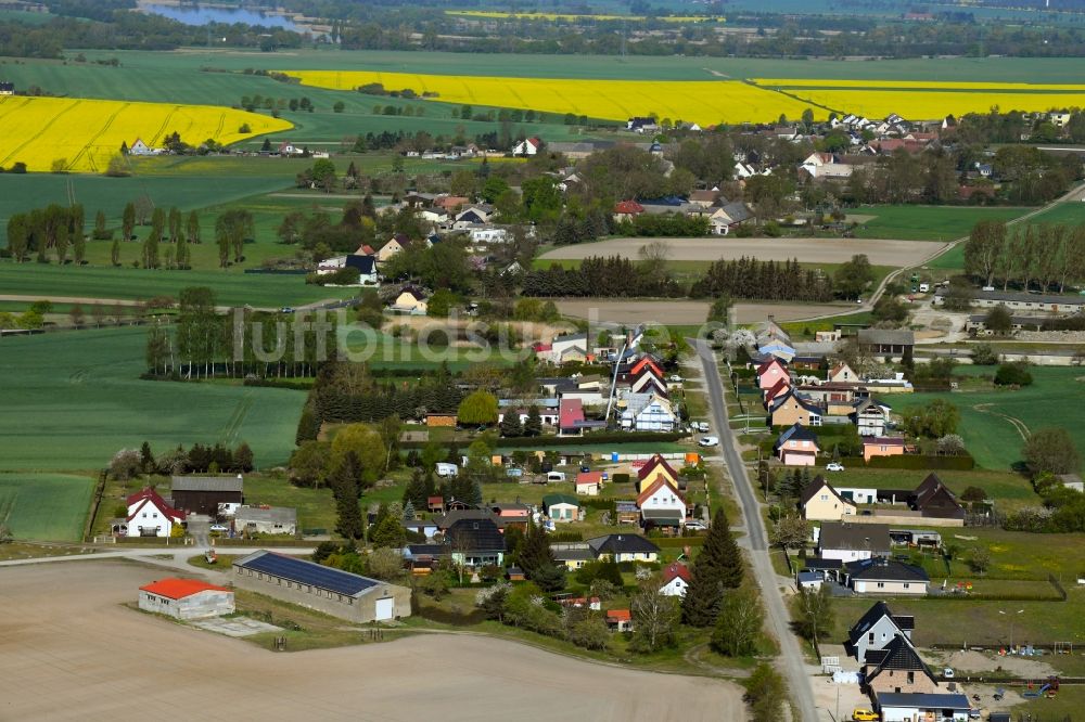 Luftbild Mildenberg - Dorfkern in Mildenberg im Bundesland Brandenburg, Deutschland