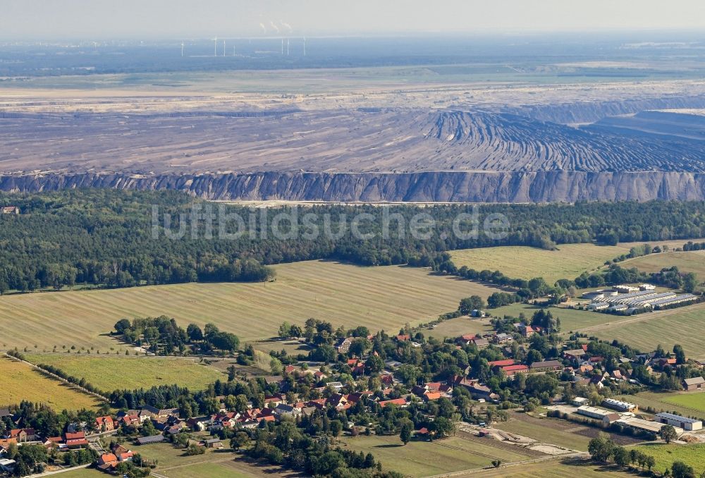Luftbild Proschim - Dorfkern in Proschim im Bundesland Brandenburg, Deutschland