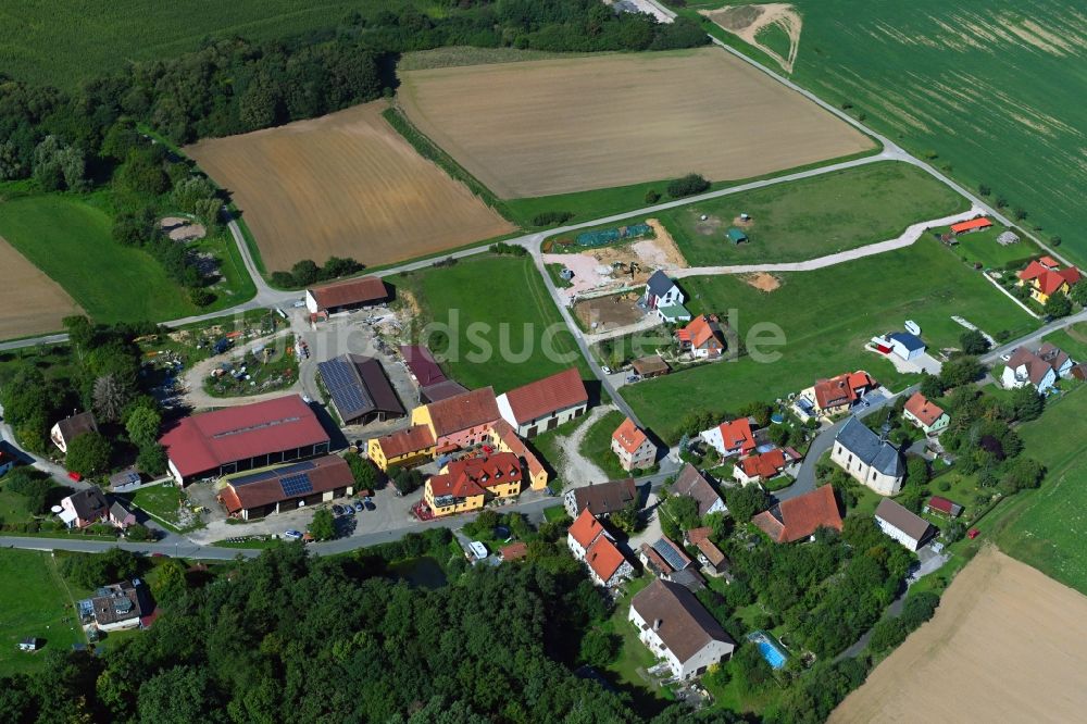 Luftaufnahme Schirnaidel - Dorfkern in Schirnaidel im Bundesland Bayern, Deutschland