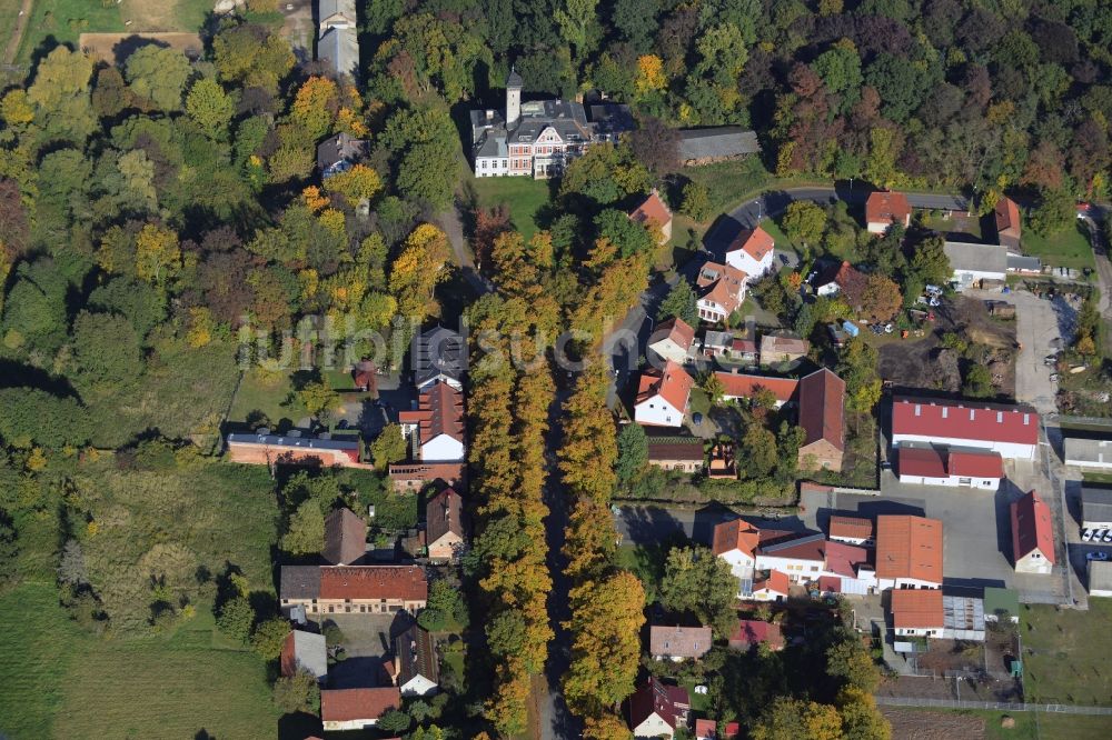 Luftaufnahme Schulzendorf - Dorfkern in Schulzendorf im Bundesland Brandenburg
