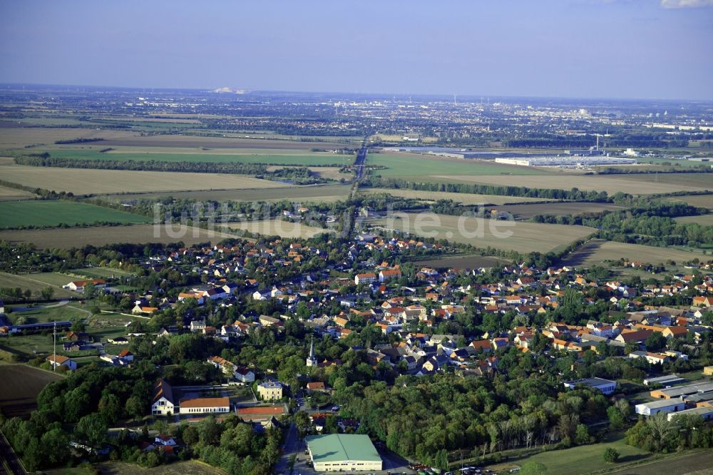 Luftbild Sülzetal - Dorfkern in Sülzetal im Bundesland Sachsen-Anhalt, Deutschland