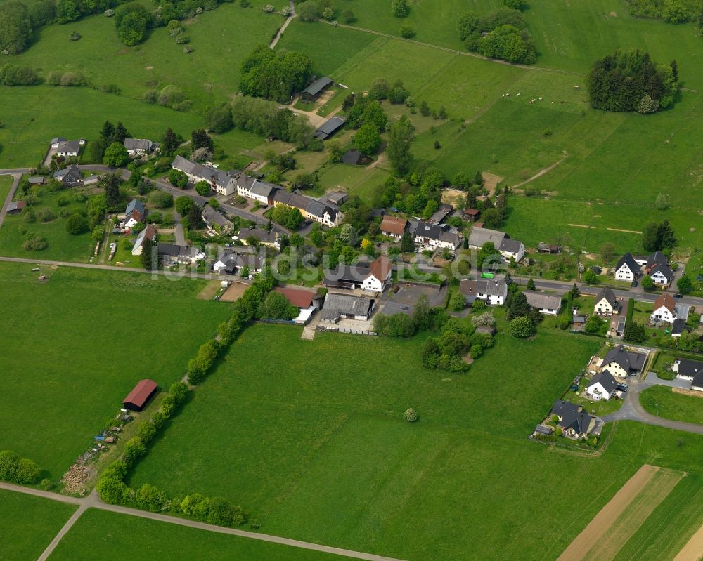 Luftaufnahme Steinen - Dorfkern in Steinen im Bundesland Rheinland-Pfalz
