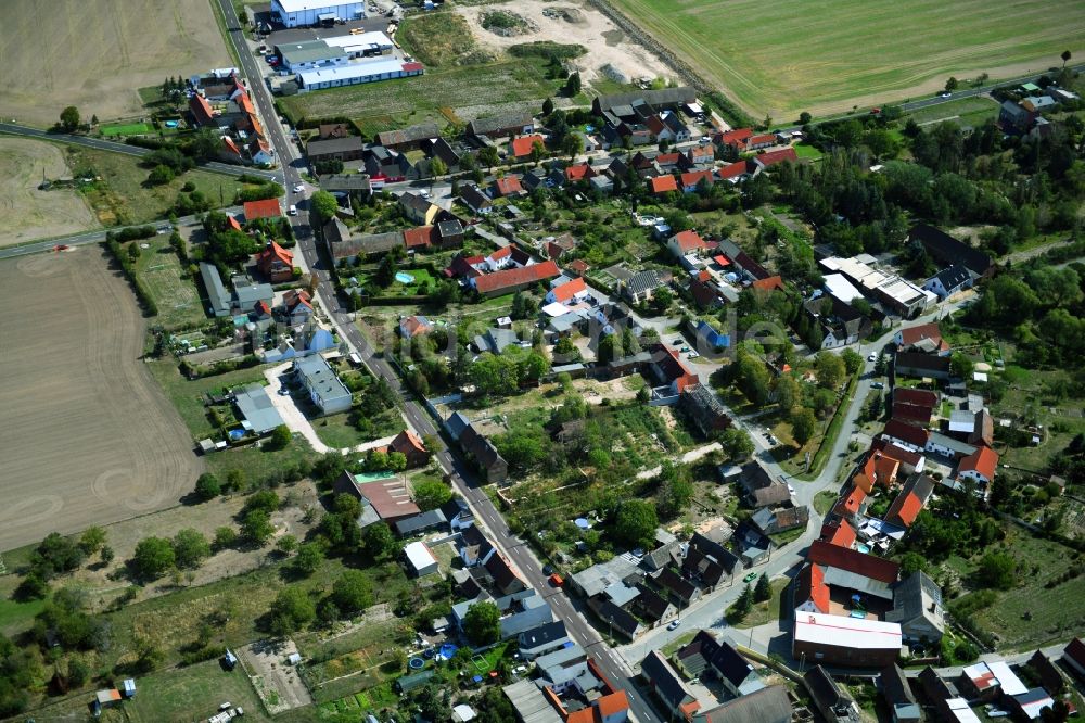 Luftbild Tornau vor der Heide - Dorfkern in Tornau vor der Heide im Bundesland Sachsen-Anhalt, Deutschland