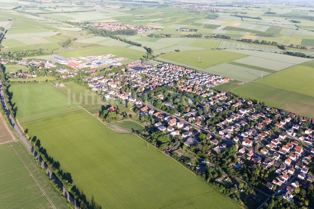 Luftbild Undenheim - Dorfkern in Undenheim im Bundesland Rheinland-Pfalz, Deutschland