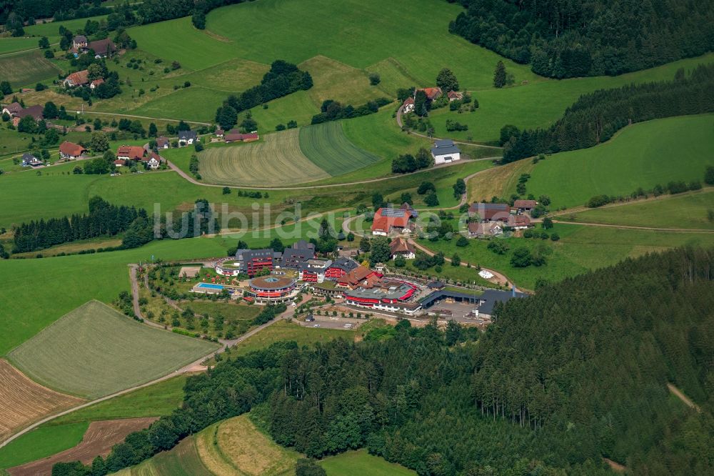 Luftbild Winden im Elztal - Dorfkern in Winden im Elztal im Bundesland Baden-Württemberg, Deutschland